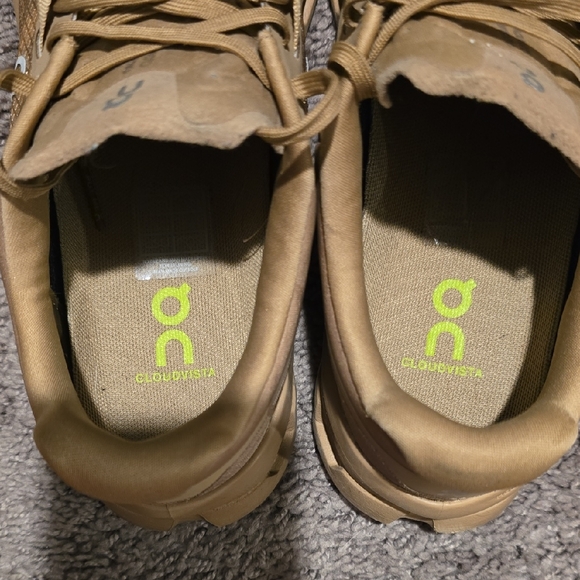 On Cloud Beige Athletic Shoes - Picture 4 of 5